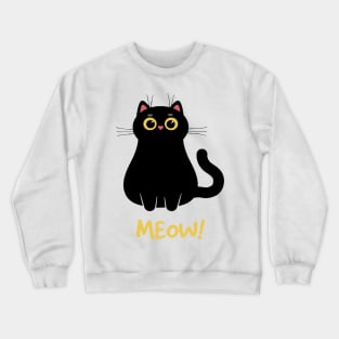 MEOW (cat lover) Crewneck Sweatshirt